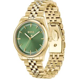 Boss Graceful 36 Mm Woman Watch Gold / Pearl Green / Mineral One Size Women Boss Graceful 36 Mm Woman Watch Gold / Pearl Green / Mineral One Size Women