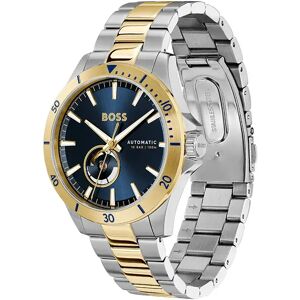Boss Troper Automatic 43 Mm Watch Silver / Gold / Blue / Mineral One Size Men Boss Troper Automatic 43 Mm Watch Silver / Gold / Blue / Mineral One Size Men