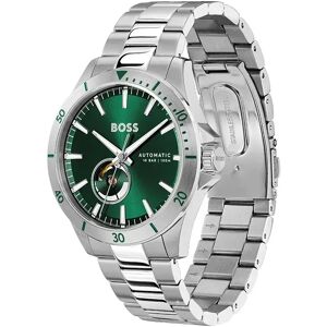 Boss Troper Automatic 43 Mm Watch Silver / Green / Mineral One Size Men Boss Troper Automatic 43 Mm Watch Silver / Green / Mineral One Size Men