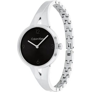 Calvin Klein Watches 25100026 30 Mm Woman Watch Silver / Black / Mineral One Size Women Calvin Klein Watches 25100026 30 Mm Woman Watch Silver / Black / Mineral One Size Women