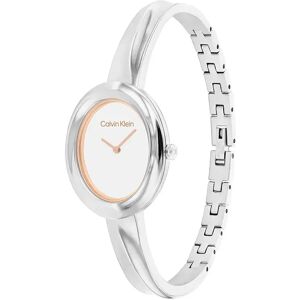 Calvin Klein Watches 25100055 24 Mm Woman Watch Silver / Silver / Mineral One Size Women Calvin Klein Watches 25100055 24 Mm Woman Watch Silver / Silver / Mineral One Size Women