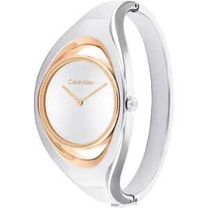 Calvin Klein Watches 25200424 32 Mm Woman Watch Silver / Silver / Rose Gold / Mineral One Size Women Calvin Klein Watches 25200424 32 Mm Woman Watch Silver / Silver / Rose Gold / Mineral One Size Women