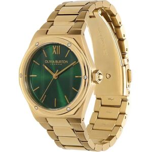 Olivia Burton Hexa 33 Mm Woman Watch Gold / Green / Mineral One Size Women Olivia Burton Hexa 33 Mm Woman Watch Gold / Green / Mineral One Size Women
