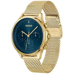 Hugo Boss 1530410 43 Mm Watch Silver / Blue / Mineral One Size Men Hugo Boss 1530410 43 Mm Watch Silver / Blue / Mineral One Size Men