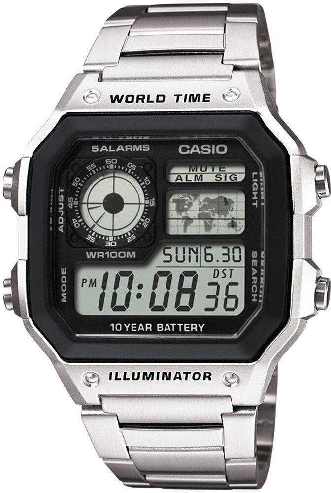 Casio Sports Ae-1200whd Watch LCD One Size Men