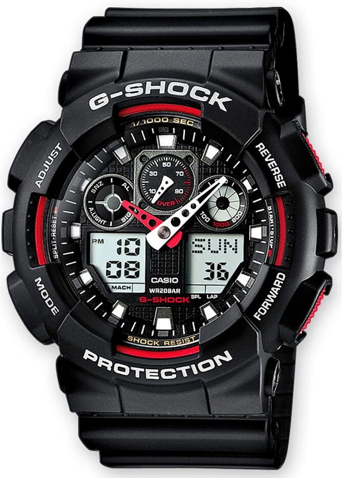 Casio G-shock Ga-100 Watch Black One Size Men