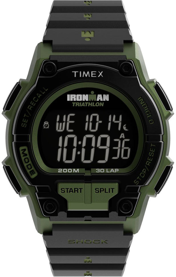 Timex Ironman Classic Watch Black / Green One Size Men