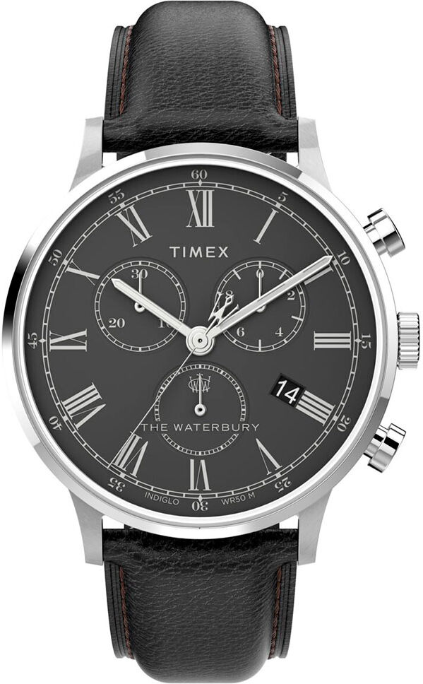 Timex Waterbury Watch Black / Black Dial One Size Men