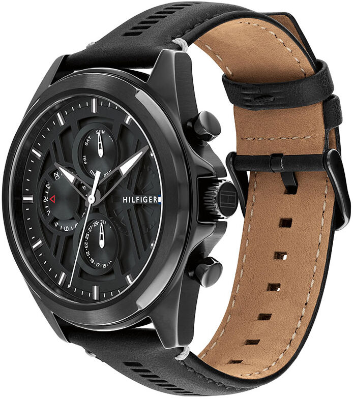 Tommy Hilfiger Jax 48 Mm Watch Back / Black / Mineral One Size Men