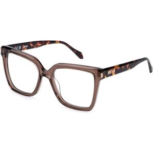 Just Cavalli Vjc139 Square Woman Glasses Shiny Transp.Light Brown 140/52 mm Women Just Cavalli Vjc139 Square Woman Glasses Shiny Transp.Light Brown 140/52 mm Women