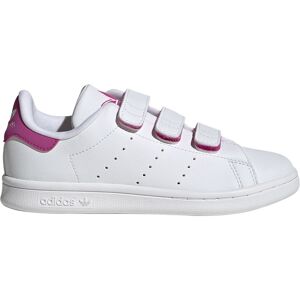 adidas Originals Stan Smith Cf Trainers Ftwr White / Ftwr White / Semi Lucid Fuchsia UK 1.5 Boys,Girls