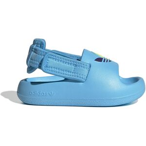 adidas Originals Adifom Adilette Infant Slides Sky Rush / Cloud White / Solar Yellow UK 9.5K Boys,Girls