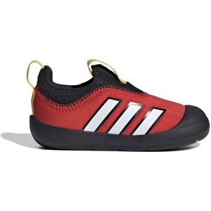 adidas X Disney Mickey Mouse Monofit Infant Slip-on Shoes Collegiate Red / Cloud White / Core Black UK 7K Boys,Girls