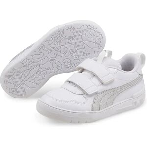 Multiflex Glitz Fs V Ps Trainers Puma White / Puma Silver UK 2.5 Girls Multiflex Glitz Fs V Ps Trainers Puma White / Puma Silver UK 2.5 Girls