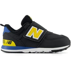 New Balance 574 New-b Hook & Loop Trainers Black KIB UK 6C Boys New Balance 574 New-b Hook & Loop Trainers Black KIB UK 6C Boys