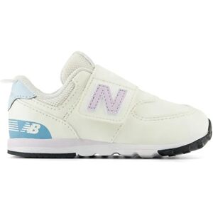 New Balance 574 New-b Hook & Loop Trainers Sea Salt UK 7.5C Boys New Balance 574 New-b Hook & Loop Trainers Sea Salt UK 7.5C Boys