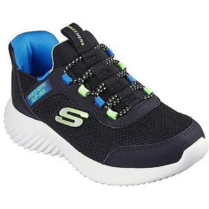 Skechers Bounder Brisk Burst Trainers Black Synthetic / Textile / Blue & Black Trim UK 7 Boys Skechers Bounder Brisk Burst Trainers Black Synthetic / Textile / Blue & Black Trim UK 7 Boys