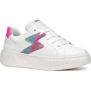 Geox Mikiroshi A Trainers White / MuLighticolor UK 12.5 Girls Geox Mikiroshi A Trainers White / MuLighticolor UK 12.5 Girls