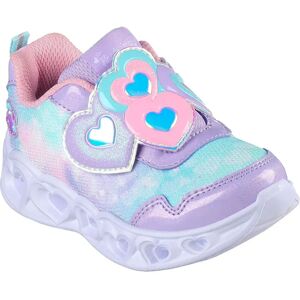Skechers Heart Lights Trainers Lilac / Pink / Blue UK 9 Girls Skechers Heart Lights Trainers Lilac / Pink / Blue UK 9 Girls