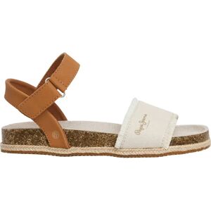 Pepe Jeans Berlin Bass G Sandals Mousse White UK 4.5 Girls Pepe Jeans Berlin Bass G Sandals Mousse White UK 4.5 Girls