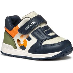 Geox Rishon Trainers Navy / Light Orange UK 7.5 Boys Geox Rishon Trainers Navy / Light Orange UK 7.5 Boys