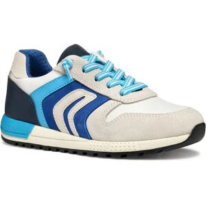 Geox Alben Trainers White / Royal UK 1 Boys Geox Alben Trainers White / Royal UK 1 Boys