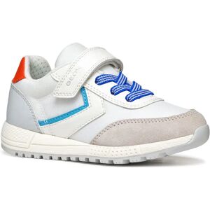 Geox Alben Velcro Trainers White / Royal UK 1 Boys Geox Alben Velcro Trainers White / Royal UK 1 Boys