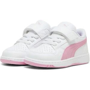 Puma Reb-l Ac+ Trainers White / Mauved Out / Magenta Gleam UK 9 Boys,Girls Puma Reb-l Ac+ Trainers White / Mauved Out / Magenta Gleam UK 9 Boys,Girls