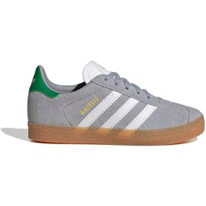 adidas Originals Gazelle Trainers Halo Silver / Ftwr White / Green UK 10K Boys,Girls adidas Originals Gazelle Trainers Halo Silver / Ftwr White / Green UK 10K Boys,Girls