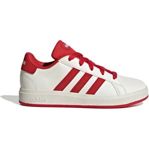 adidas Grand Court Lifestyle Tennis Lace-up Trainers Off White / Collegiate Red / Core Black UK 2.5 Boys,Girls adidas Grand Court Lifestyle Tennis Lace-up Trainers Off White / Collegiate Red / Core Black UK 2.5 Boys,Girls