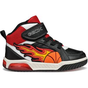 GEOX Inek Black/Red Active Sneakers - Shoes GEOX Inek Black/Red Active Sneakers - Shoes