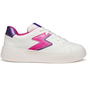 Geox Mikiroshi Trainers White / Fuchsia UK 12.5 Girls Geox Mikiroshi Trainers White / Fuchsia UK 12.5 Girls