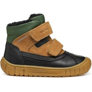 Geox Omar Waterproof Baby Boots Black / Dark Beige UK 7 Boys Geox Omar Waterproof Baby Boots Black / Dark Beige UK 7 Boys