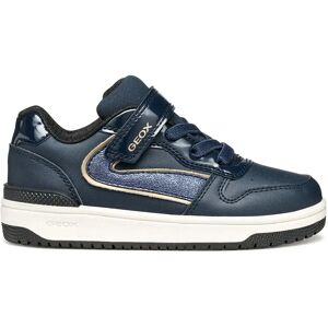 Geox Washiba Trainers Navy / Platinum UK 13 Girls Geox Washiba Trainers Navy / Platinum UK 13 Girls