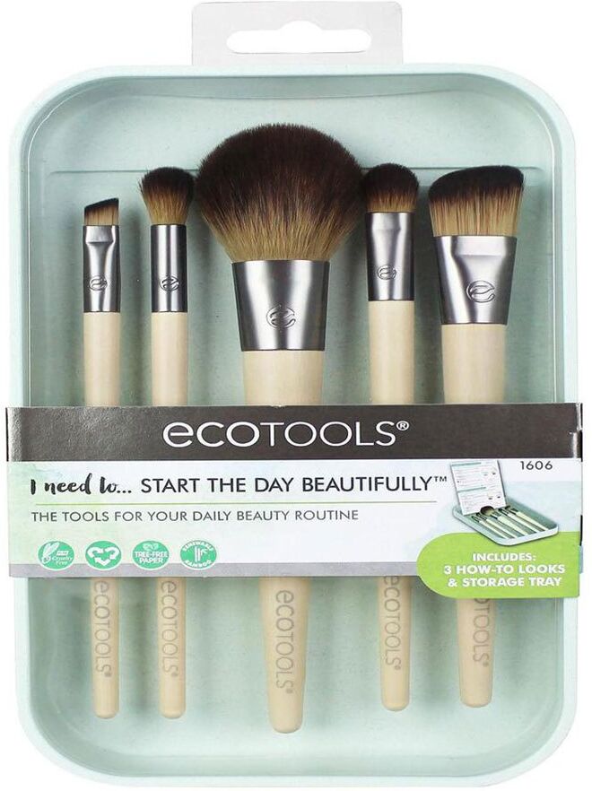 Ecotools Start The Day Beautifully Kit Makeup Brushes One Size female
