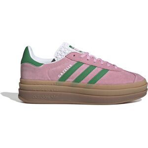 adidas Originals Gazelle Bold Trainers True Pink / Green / Cloud White UK 5.5 Women