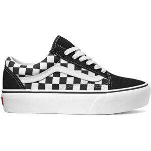 Vans Old Skool Platform Trainers Black / True White UK 4 Men,Women Vans Old Skool Platform Trainers Black / True White UK 4 Men,Women