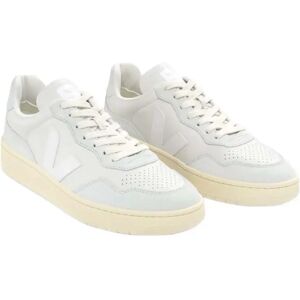 Veja V-90 O.tleather Trainers Gravel / White UK 6.5 Women Veja V-90 O.tleather Trainers Gravel / White UK 6.5 Women