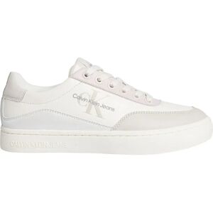 Calvin Klein Jeans Classic Cupsole Low Lace Lth Ml Trainers Eggshell / Creamy White / Whisper Pink UK 5 Women Calvin Klein Jeans Classic Cupsole Low Lace Lth Ml Trainers Eggshell / Creamy White / Whisper Pink UK 5 Women