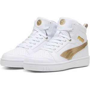 Puma Rebound V6 Metallic Dream Trainers White / Gold / Matte Gold UK 5 Women Puma Rebound V6 Metallic Dream Trainers White / Gold / Matte Gold UK 5 Women