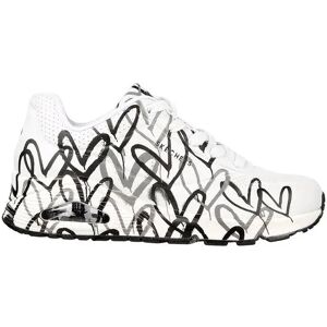 Skechers Uno Trainers White / Black UK 4 Women Skechers Uno Trainers White / Black UK 4 Women