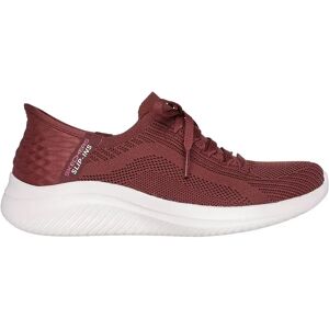 Skechers Ultra Flex 3.0 Trainers Burgundy Knit / Trim UK 3 Women Skechers Ultra Flex 3.0 Trainers Burgundy Knit / Trim UK 3 Women