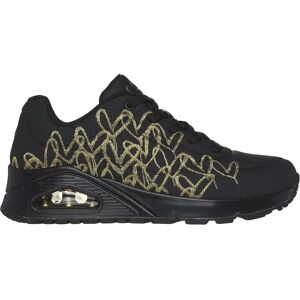 Skechers Uno Trainers Black Durabuck / Gold Mylar Embroidery UK 5 Women Skechers Uno Trainers Black Durabuck / Gold Mylar Embroidery UK 5 Women