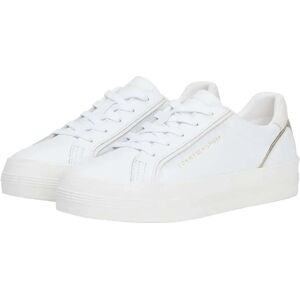 Tommy Hilfiger Essential Vulc Trainers White / Gold UK 6.5 Women Tommy Hilfiger Essential Vulc Trainers White / Gold UK 6.5 Women
