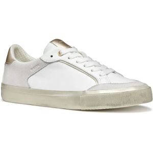 Geox Emmeleny Trainers White / Light Gold UK 7.5 Women Geox Emmeleny Trainers White / Light Gold UK 7.5 Women