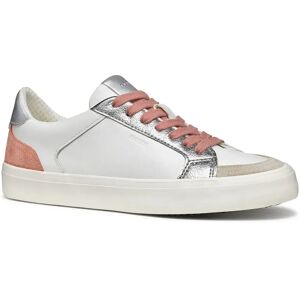 Geox Emmeleny Trainers White / Sandstone UK 7.5 Women Geox Emmeleny Trainers White / Sandstone UK 7.5 Women