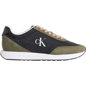 Calvin Klein Footwear Retro Runner Trainers Black / Capers UK 3.5 Women Calvin Klein Footwear Retro Runner Trainers Black / Capers UK 3.5 Women