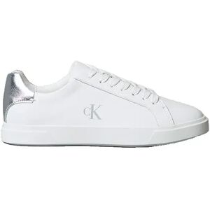 Calvin Klein Footwear Hw0hw02846 Trainers Bright White / Silver UK 7 Women Calvin Klein Footwear Hw0hw02846 Trainers Bright White / Silver UK 7 Women