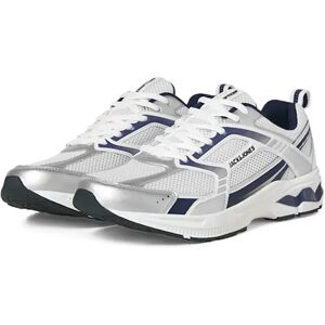 Jack & Jones Tokyo Mesh Trainers Bright White / Medieval Blue UK 12 Men Jack & Jones Tokyo Mesh Trainers Bright White / Medieval Blue UK 12 Men