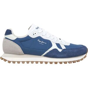 Pepe Jeans Brit-on Master Trainers Marine Blue UK 12 Men Pepe Jeans Brit-on Master Trainers Marine Blue UK 12 Men